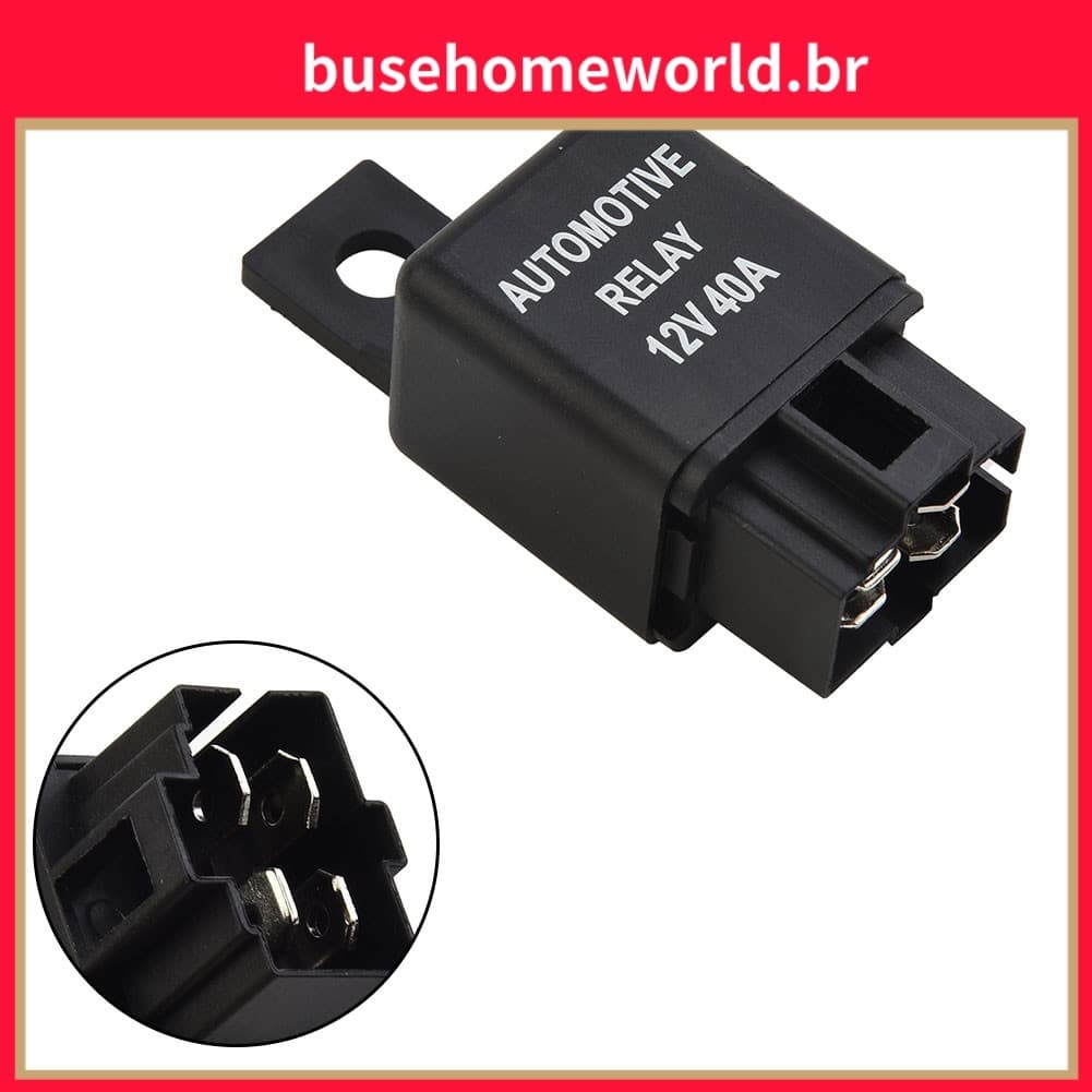 [BUHO] 12V 40A Carro Automotivo Van Boat Bike Relé De Alarme SPST De 4 Pinos