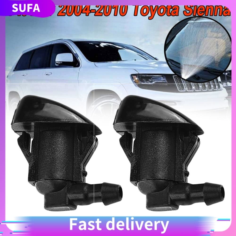 [SUFA] 2pcs Jato De Bico De Spray Para Limpador De Pára-Brisa Toyota Sienna 2004-2010