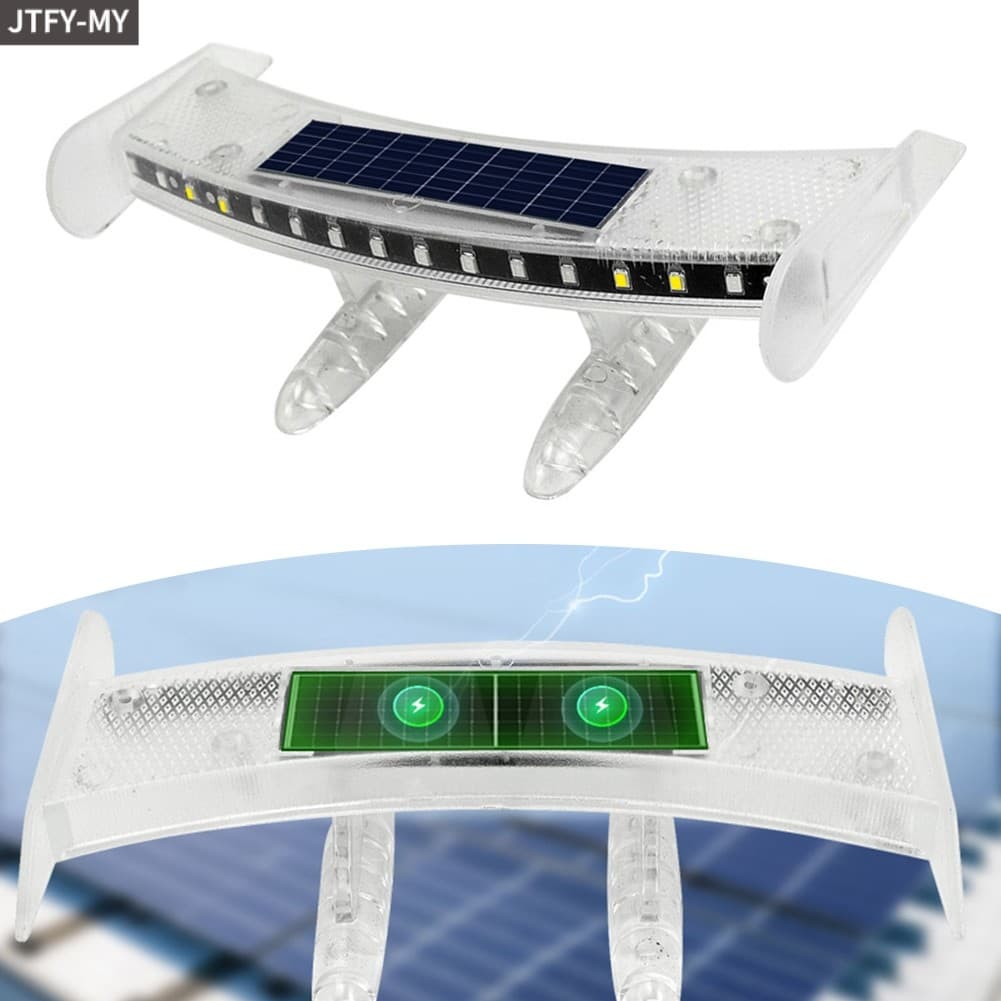 Alto-Falante Mais Vendido Para Mini Spoiler Traseiro De Carro Solar Luz Traseira LED Piscando Asa À Prova D'água