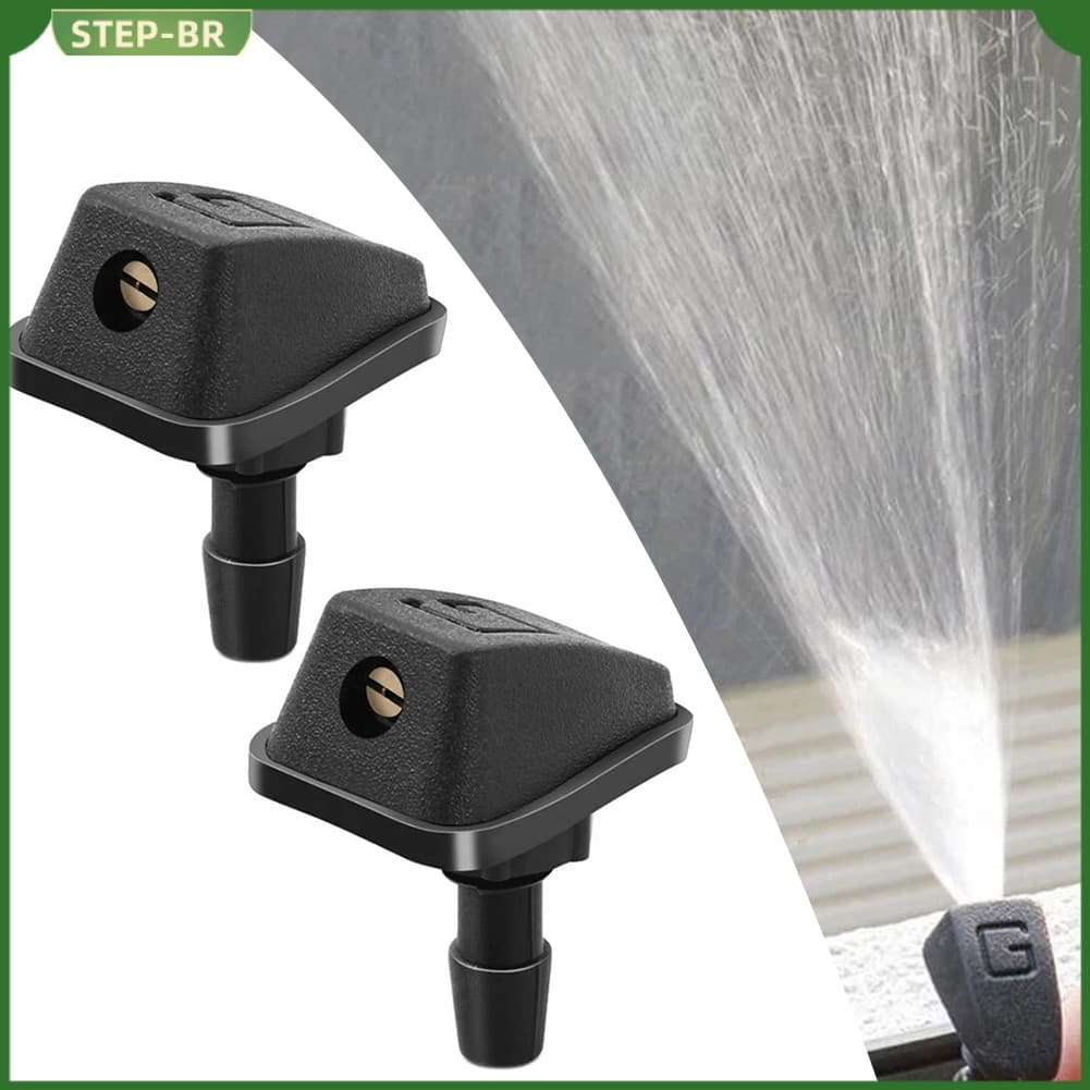 Top-seller 2 Pcs kit De spray Do Bocal Limpador Capô Dianteiro Carro Aspersor Tampa Ventilador