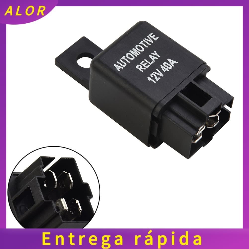 [ALOR] 12V 40A Carro Automotivo Van Boat Bike Relé De Alarme SPST De 4 Pinos