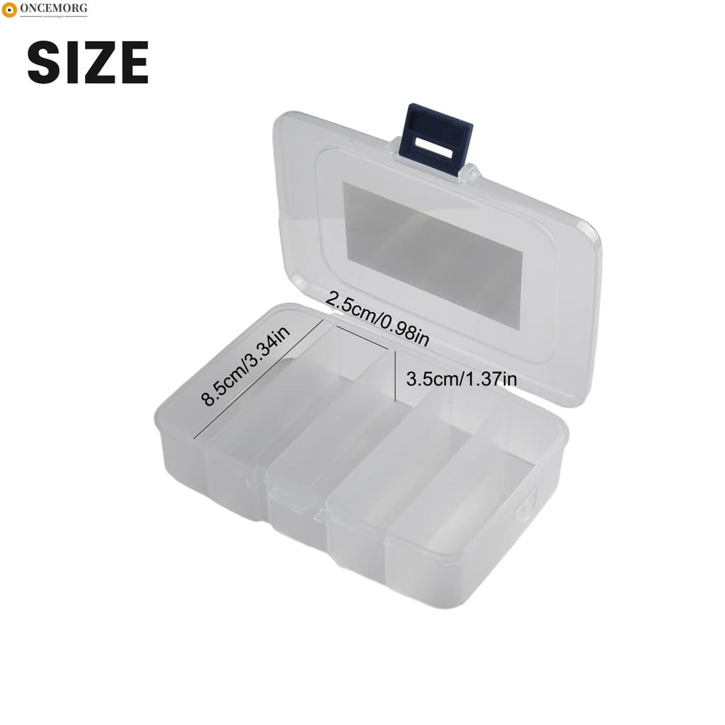 ONCEMORG 1 Pc Parafusos De Ferramentas De Plástico Caixa De Armazenamento IC Organizador De Artesanato Recipiente De Peç