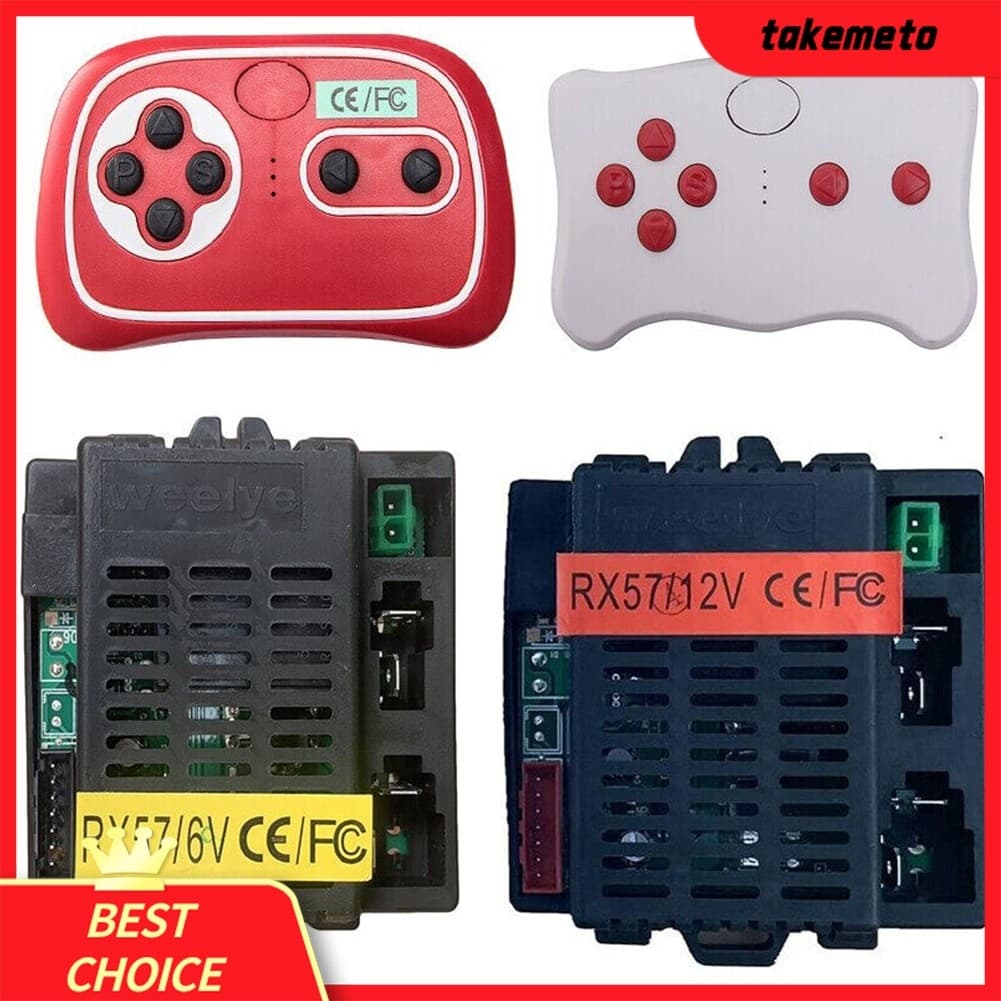 [TAMT] weelye RX57 6V 12V Receptor CE/FCC Carro Elétrico Infantil Transmissor Bluetooth 2.4G ❀
