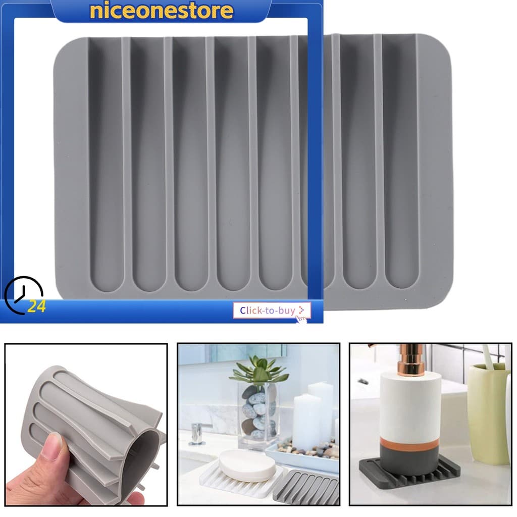 Saboneteiras Auto Drenantes De Silicone , Porta-Saboneteira Inovador E Protetor