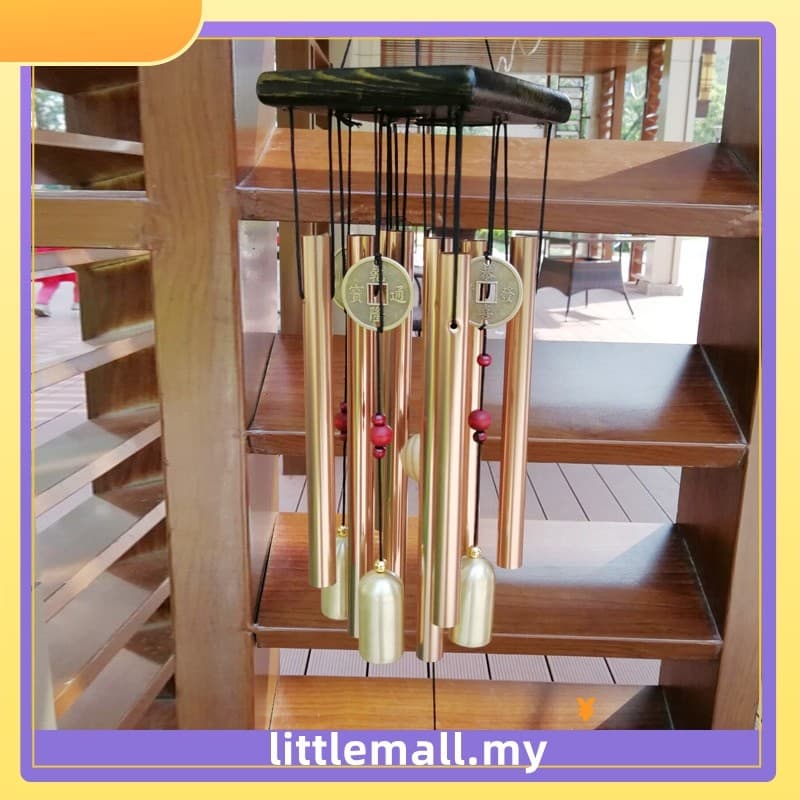 [LLMA] Grandes Sinos De Vento Tubos De Metal Quintal Ao Ar Livre Jardim Decoração De Casa