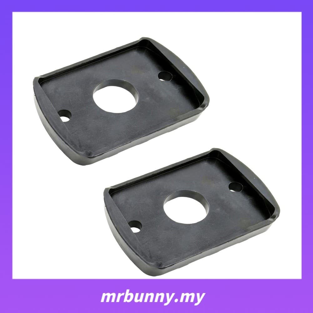 Mrbunny2pcs Equipamento De Fitness Almofadas De Absorção De Choque De Borracha Para Pés 3x19cm