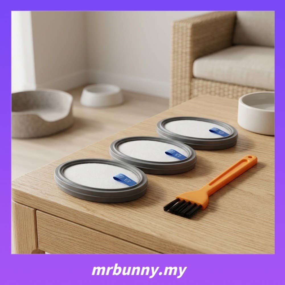 Filtros MRBUNNY-HEPA Para Aspirador Vipsun WC01-Lavável E Reutilizável !