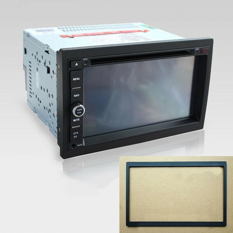 Áudio 2Din Para Dash Moldura De Montagem De Painel Rádio De Carro DVD Player