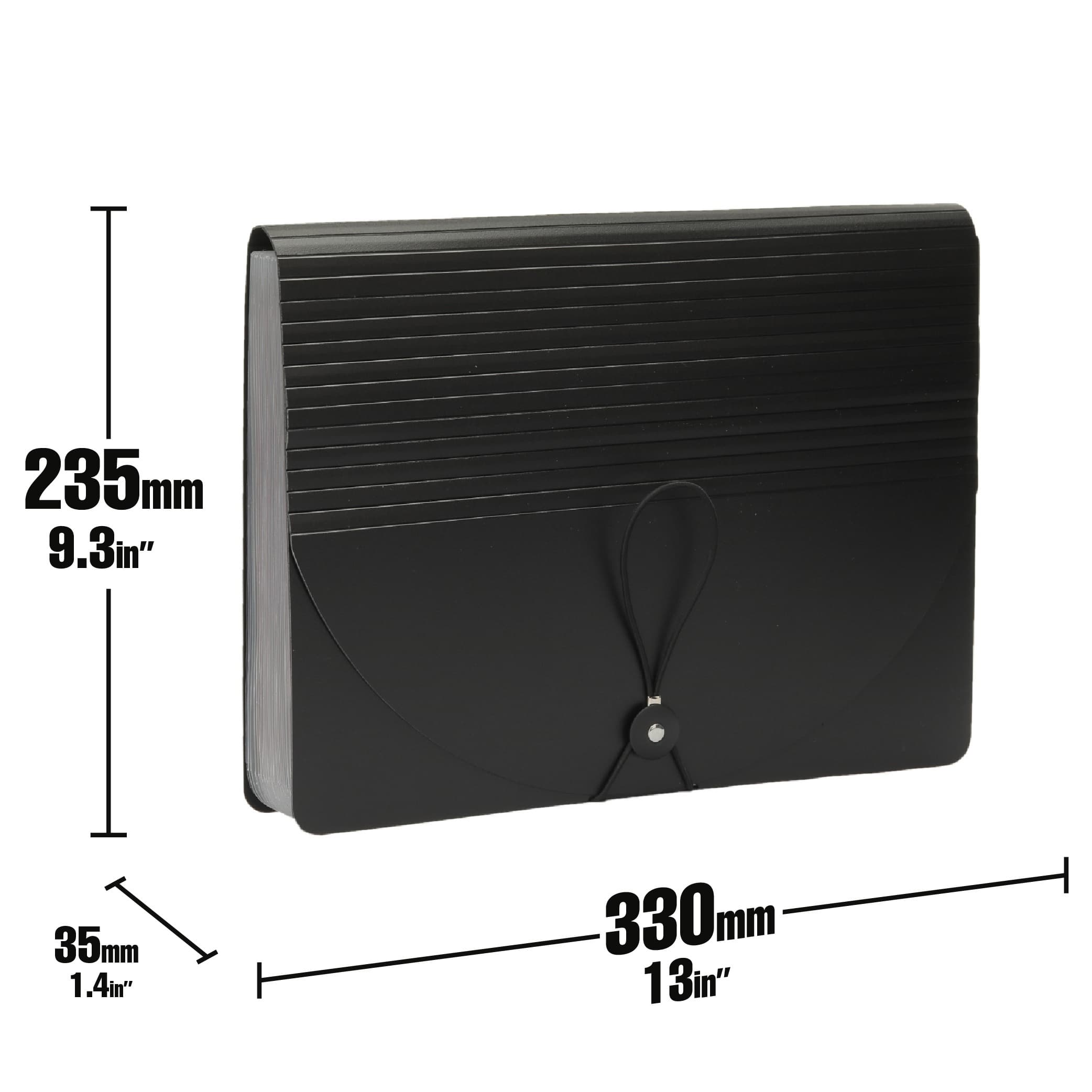 Pasta De Arquivo Expansível Organizador Portátil A4 Acordeão De 24 Bolsos