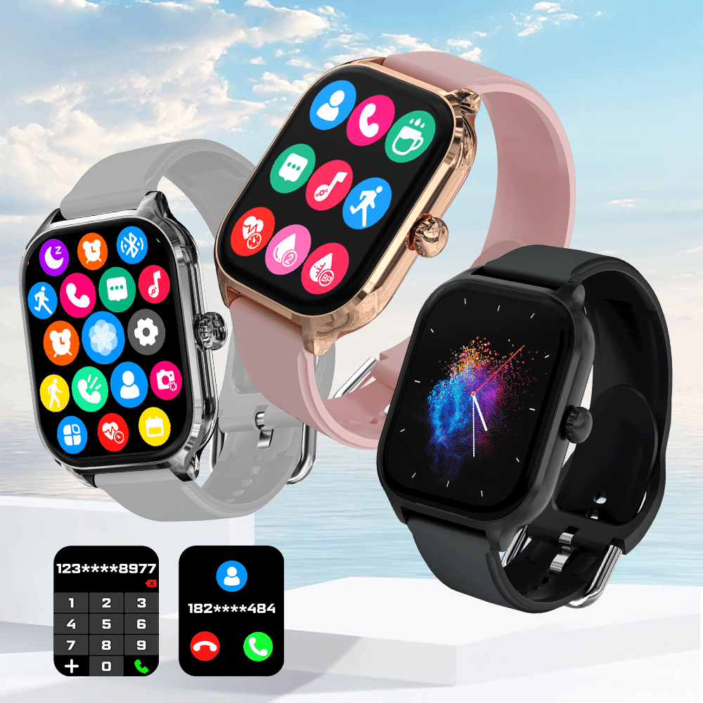 Laxasfit H9 Novo Smartwatch Homens Mulheres Relógio Esportivo 2.01 Hd Touch Screen Receber Chamada Rastreador De Fitness