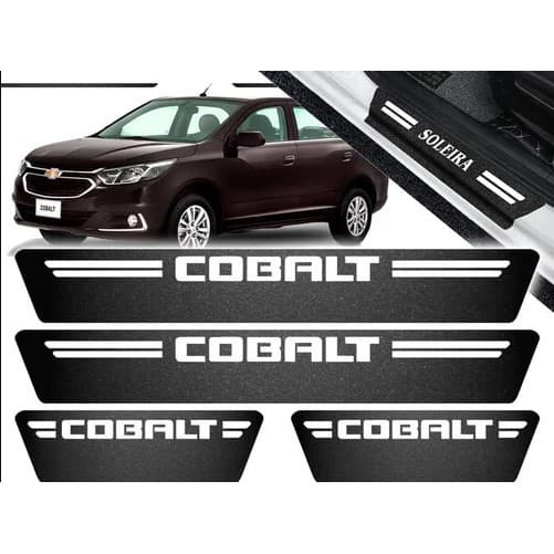 Protetor Soleira De Porta Branca P/ GM COBALT