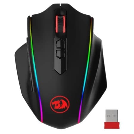 Mouse Gamer Redragon Vampire Elite S/ Fio RGB 8 Botões 16000 DPI - M686RGB