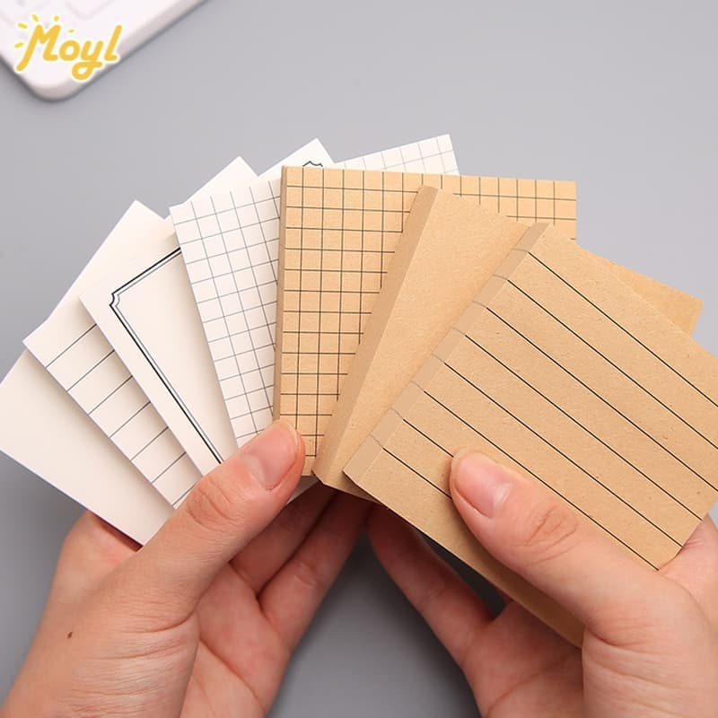 Notas Auto-Adesivas Para Anotações Adesivas / Bloco Horizontal / Pequeno Para Escritório / Escola