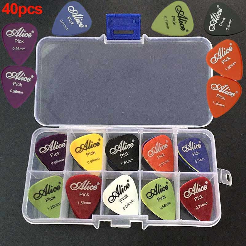 12pçs Caixa De Palhetas Para Guitarra , Palheta Acústica Elétrica Baixo