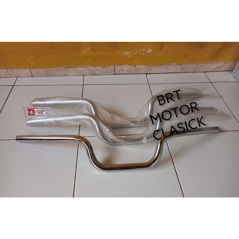 Guidão De Motocicleta Vixion rx king byson Tigre , Cromado , Modelo Padrão