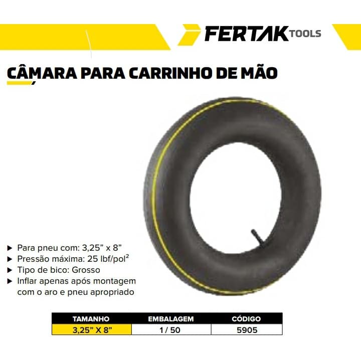 Câmara De Ar Para Pneu Carrinho De Mâo - Carriola