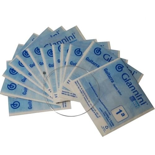 Corda Avulsa Para Guitarra 1ª E Mi Giannini 0,8 Kiti Com 5