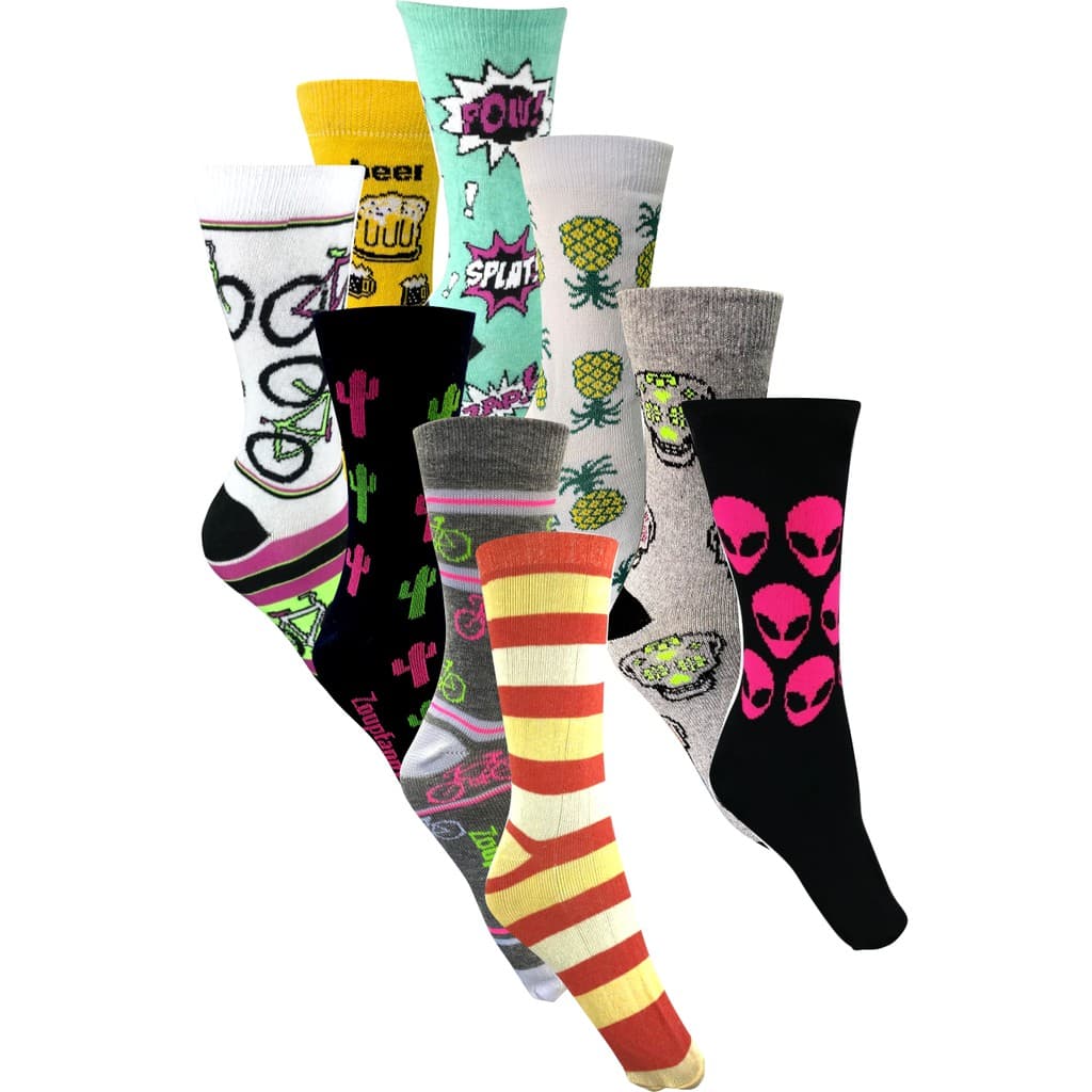 Kit 2 Pares De Meias Divertidas Várias Estampas Preço De Fábrica