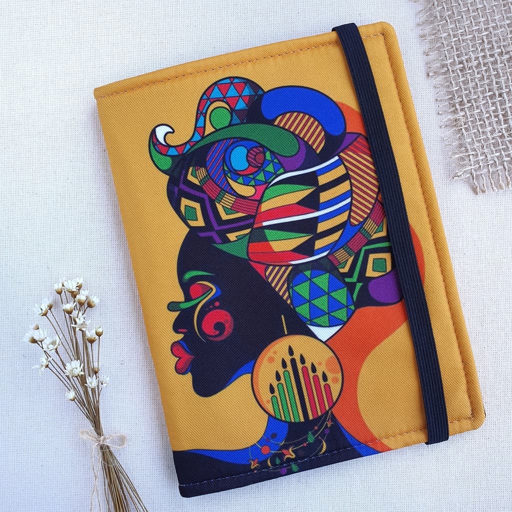 Capa Livros Kindle em tecido Africana