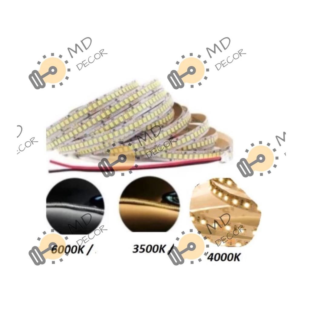 Fita Led Profissional 240 Leds/m Perfil Led 3000/4000k/6000k Promoção