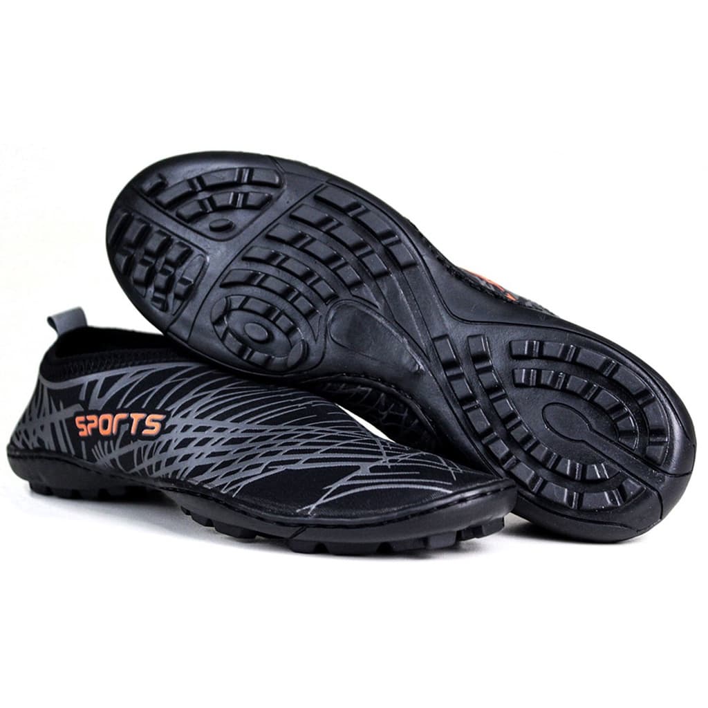 Sapatilha Neoprene Sola Tratorada Antiderrapante - Preto