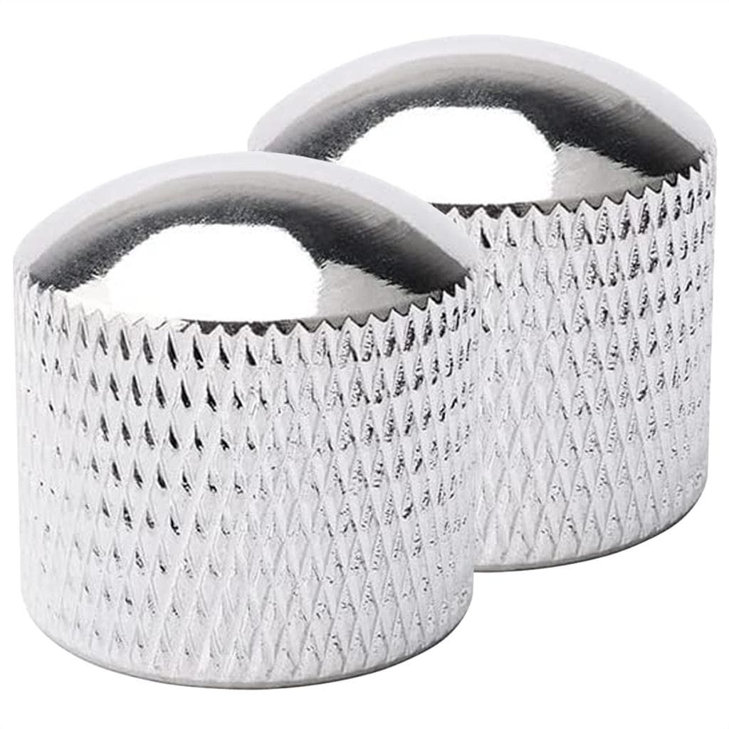 2 Knob Pressão Metal Cromado Guitarra Contra Baixo Strinberg
