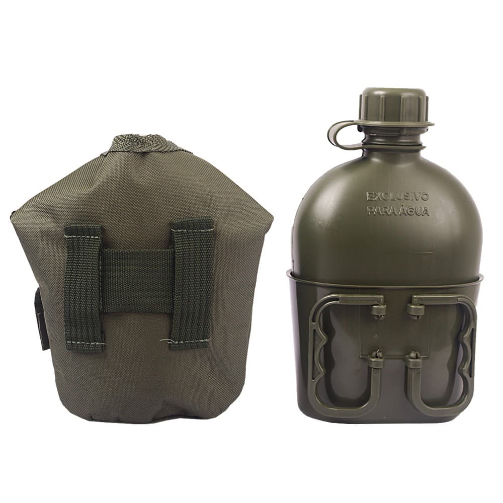 Kit River Cantil + Caneco para Cantil Polipropileno + Porta Cantil USA Sem Presilha | Verde - Atack