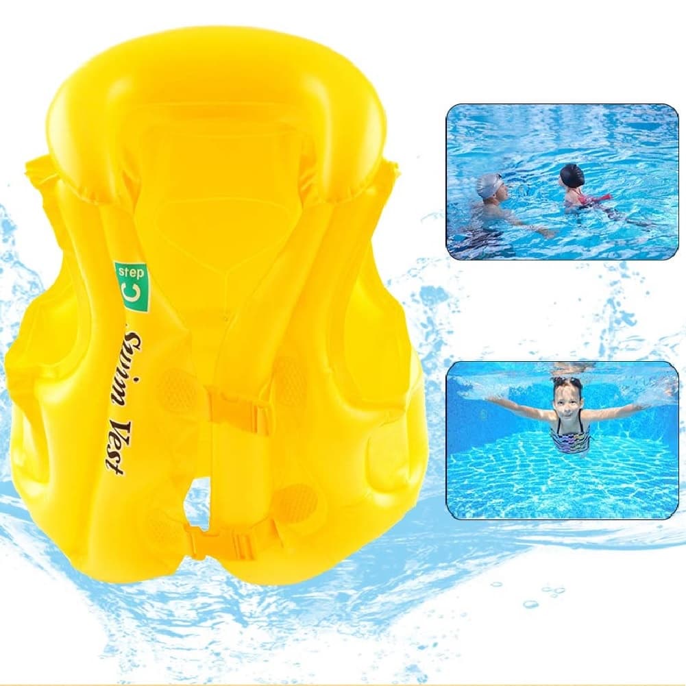 Colete Inflável Infantil Bóia Salva Vidas Crianças Piscina e Praia