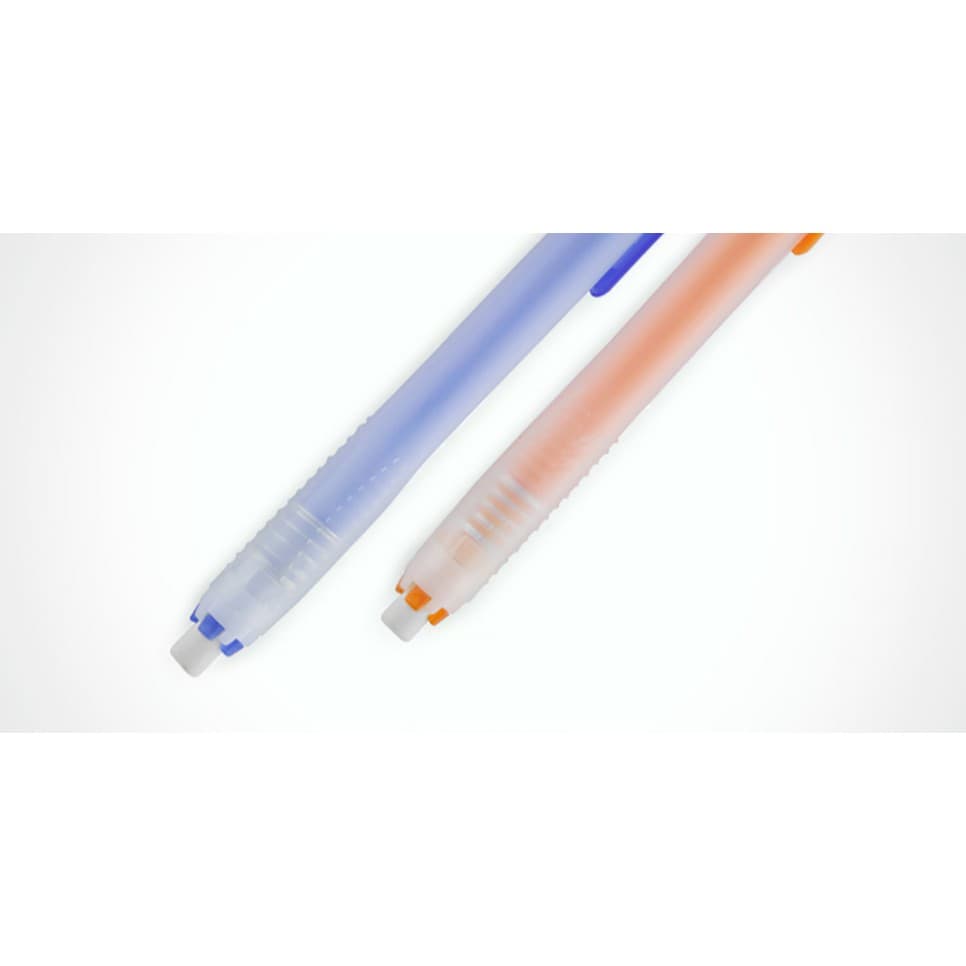 Caneta Borracha Retrátil - Laranja ou Azul envio rapido