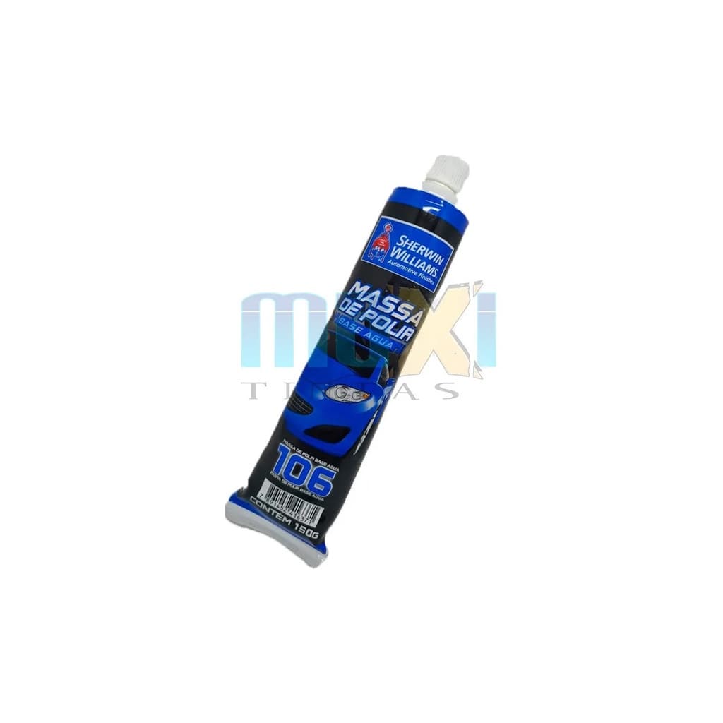 Massa de Polir n°2 Bisnaga Base Água 150g Sherwin-Williams Lazzuril