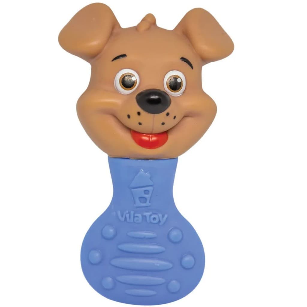 Mordedor Chocalho Macio C/ Barulho Suave Cachorro Dog