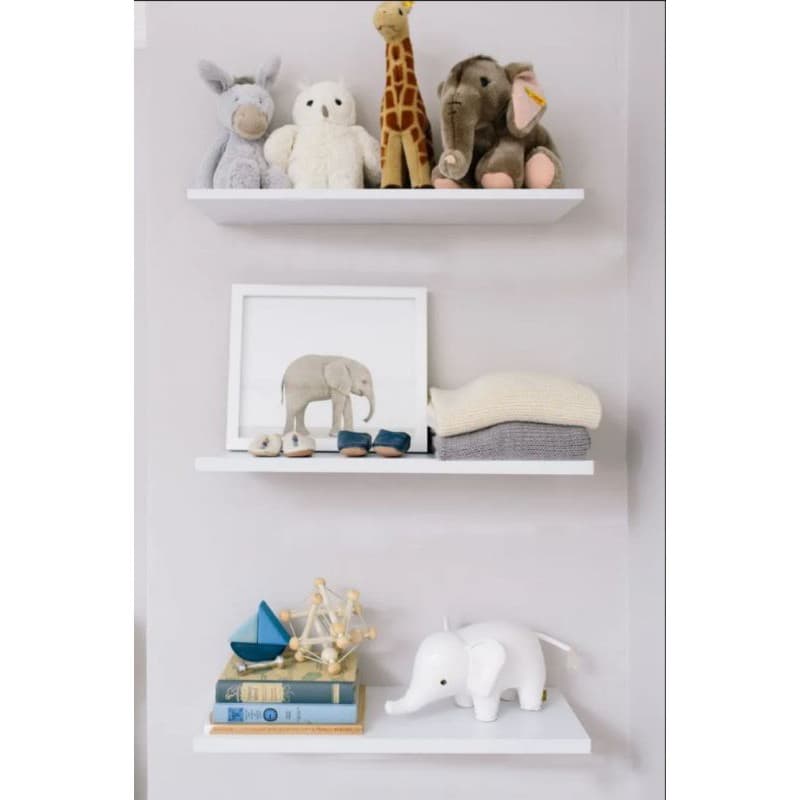 Kit 3 Prateleiras Mdf Prateleira Reta 100% MDF TX Peça De MDF Para Reposição
