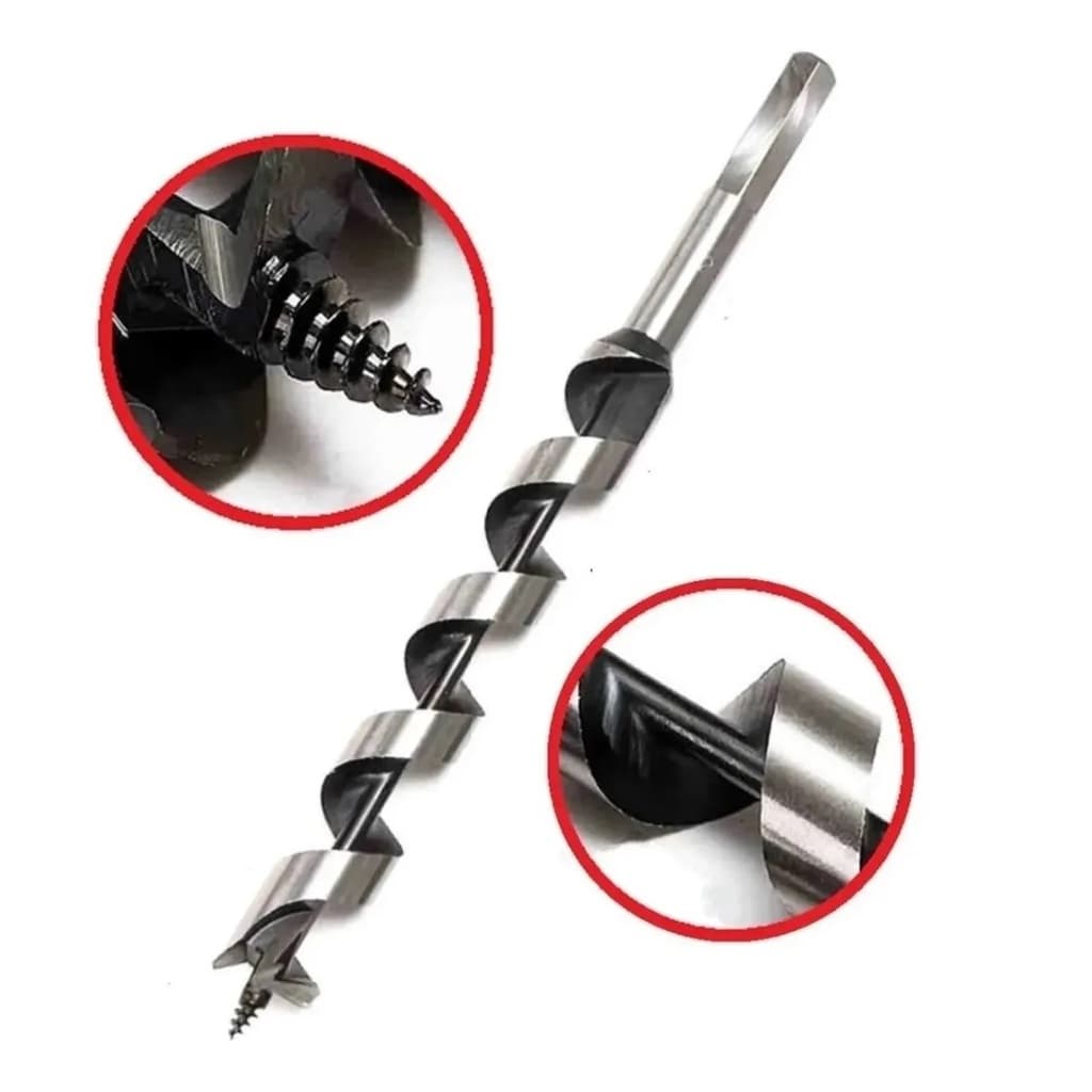 Broca Mourão Madeira Fibrocimento Espiral 12mm X 220mm Longa