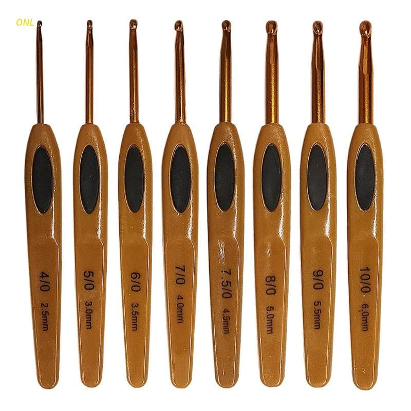 Onl 8 Peças Conjunto Crochê Para Costura Crochê / Ferramenta Costura Para Casa