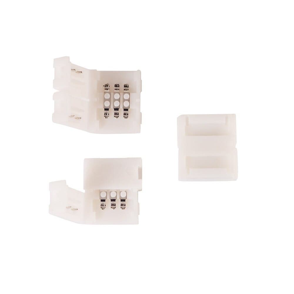 Conector Emenda Rápida 3 Vias Para Fita Led RGB Ws2811 Ws2812b 6803