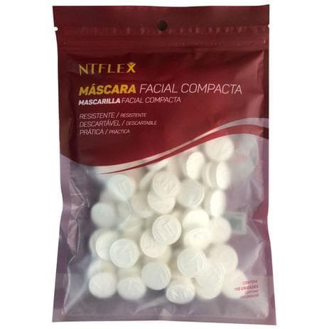 Máscara Descartável Desidratada Limpeza Facial Ntflex