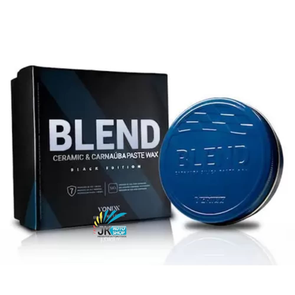 Cera Blend Black Cera Protetora Automotiva de Carnaúba e Sílica Para Carros Escuros 100ml Vonixx