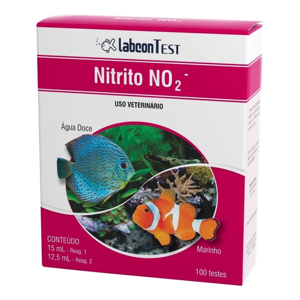 Teste Labcon No2 Nitrito Agua Doce E Salgada 100 Testes