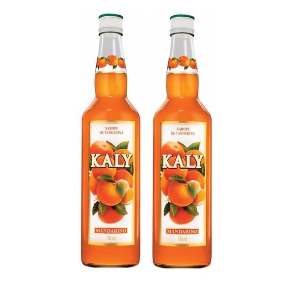 Kit Xarope Kaly Tangerina - Mandarino 700ml 2 unidades