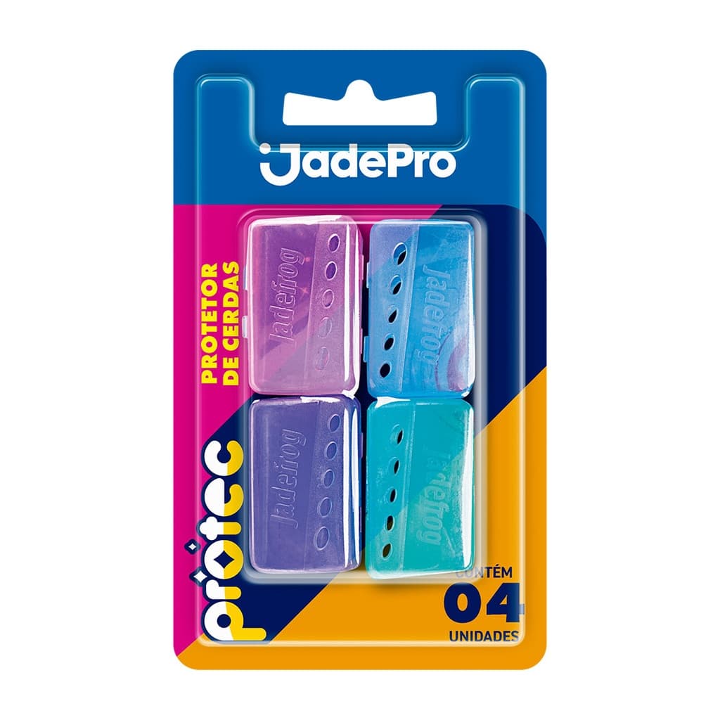 Protetor de Cerdas  Para Escova de Dente JadePro Blister com 4 unidades