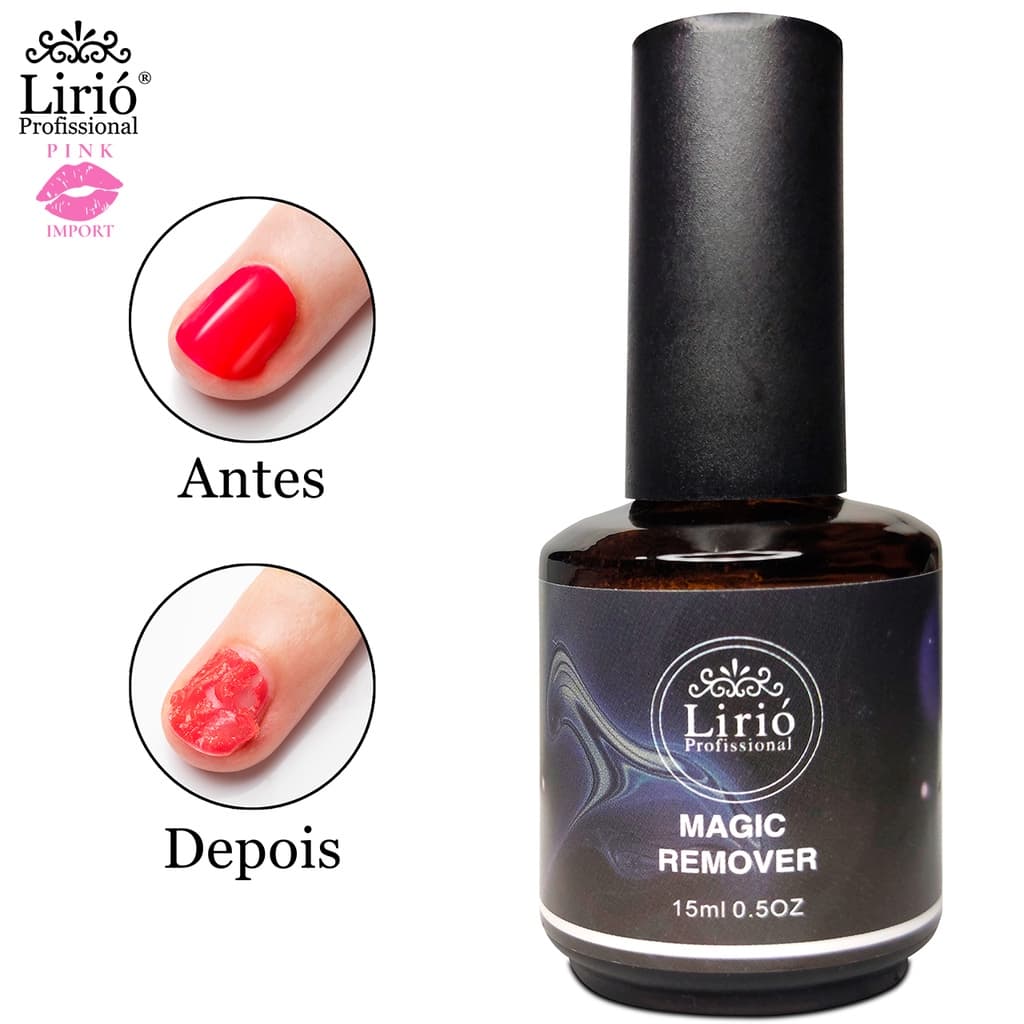 Magic Remover Lirió 15ml Removedor Esmalte Gel Acrigel