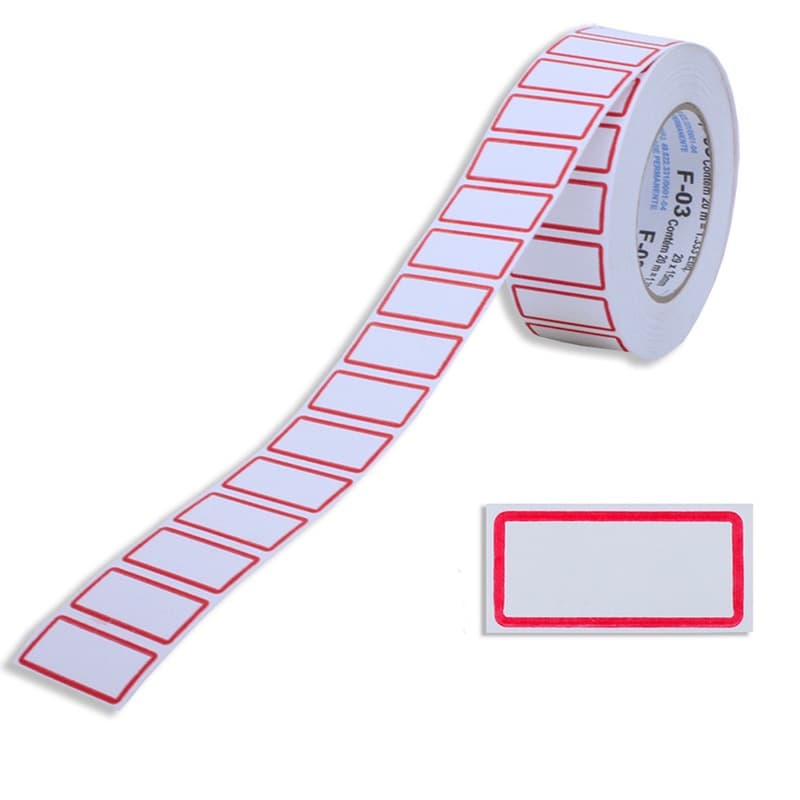 kit c/7 Rolos de Etiquetas Nº5 Tarjada Multiuso 29x15mm com 4620 Etiqueta Adesiva
