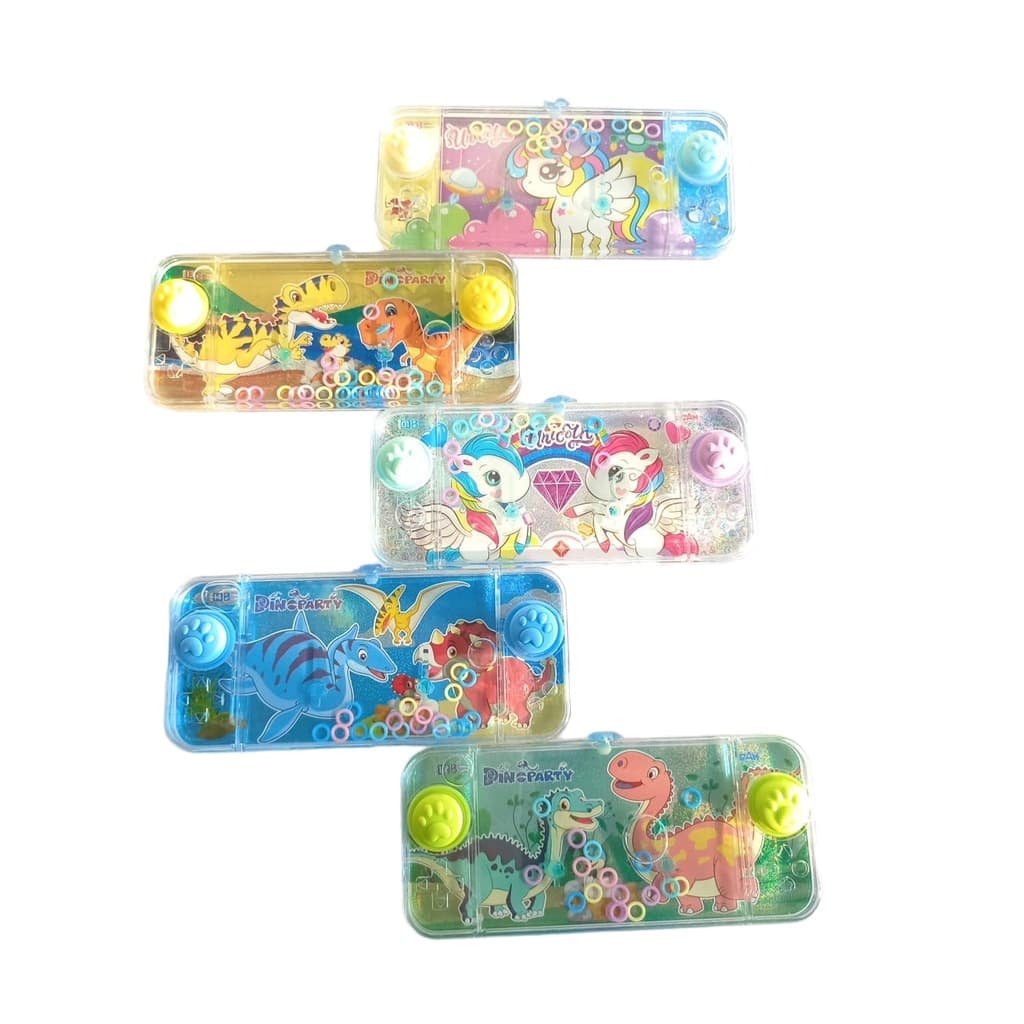 Jogo de argolas aquaplay mini game de água transparente
