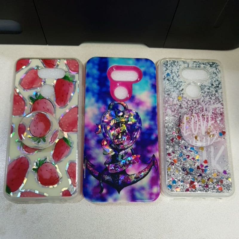 Capa para lg k40s com popsocket