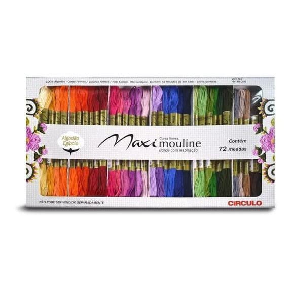 Kit 72 Meadas Maxi Mouline - Circulo