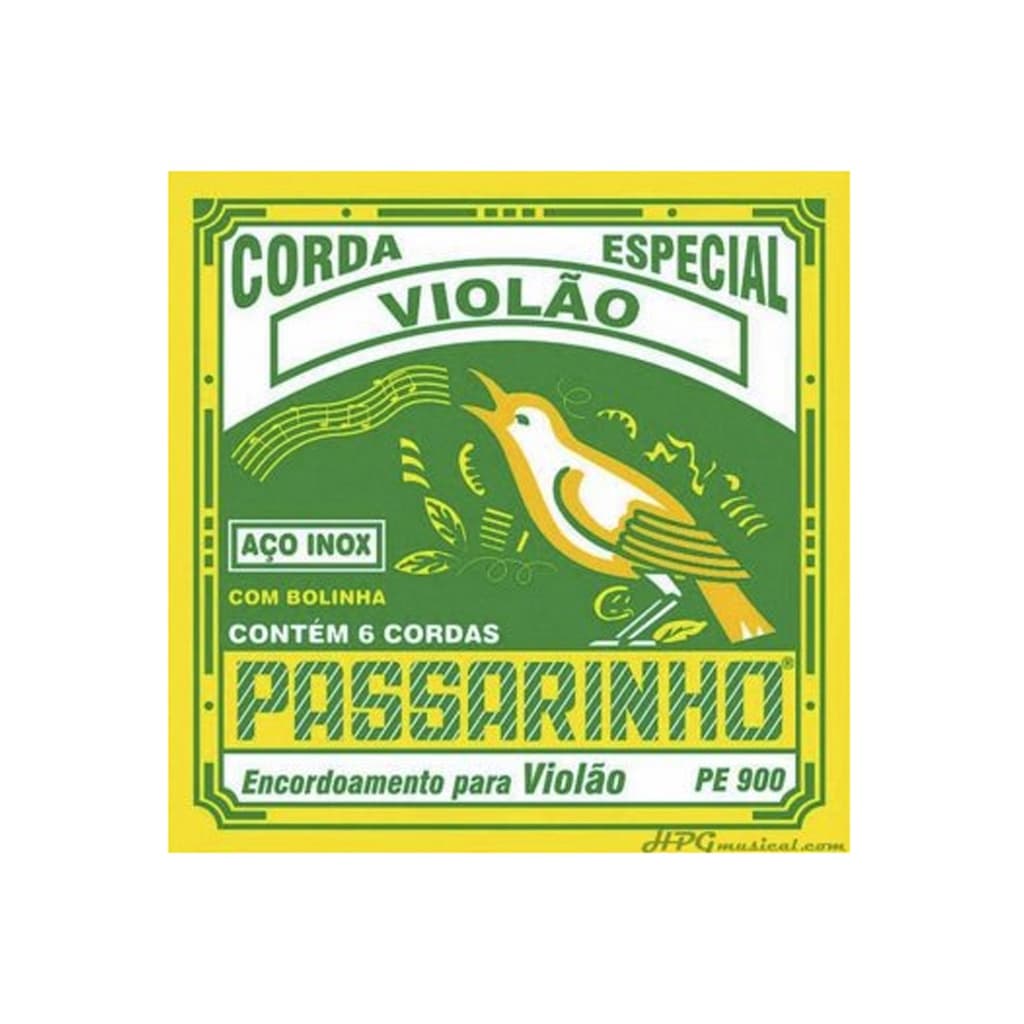 Encordoamento Violão Aço PE-900 Passarinho