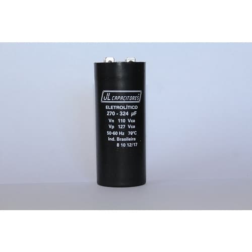Capacitor Eletrolítico 270-324 Uf - 110 Volts - Marca Jl