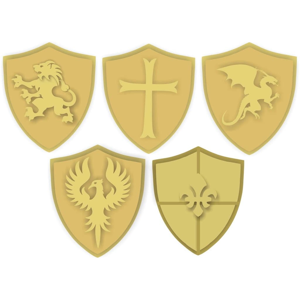 Escudo medieval em mdf- 40 cm