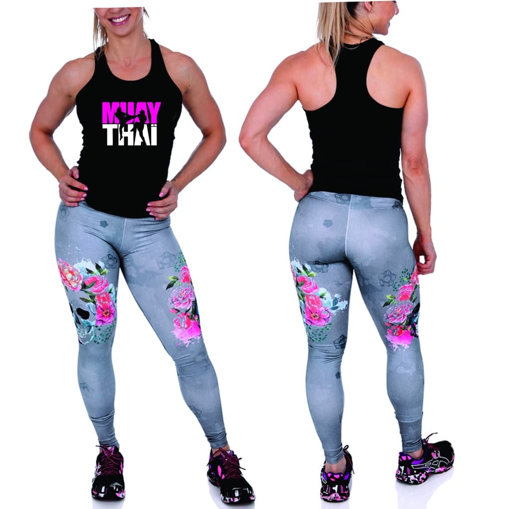 Camiseta Regata Muay Thai Feminina Malha Fria Treino Luta Academia