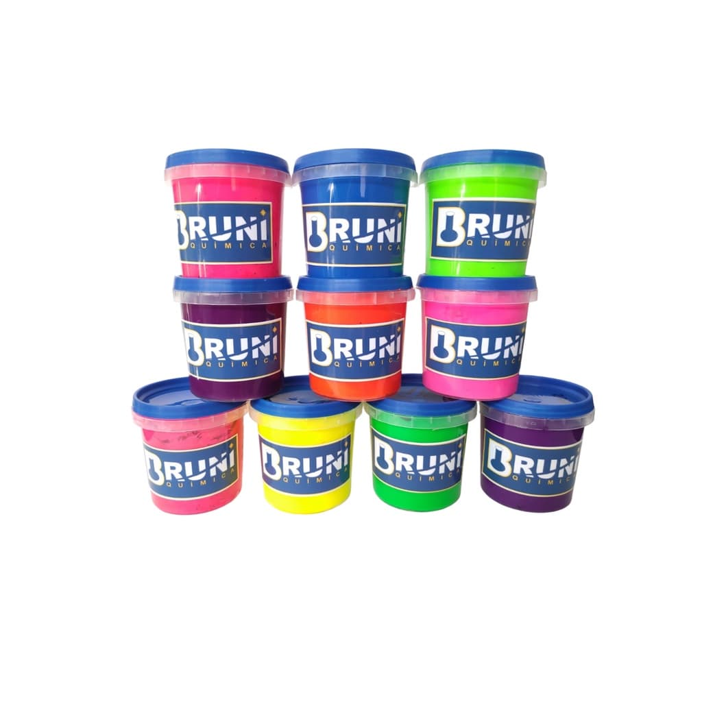 Tinta Vinílica Fluorescente para Serigrafia, Degrade Acrílico 900g Bruni Química